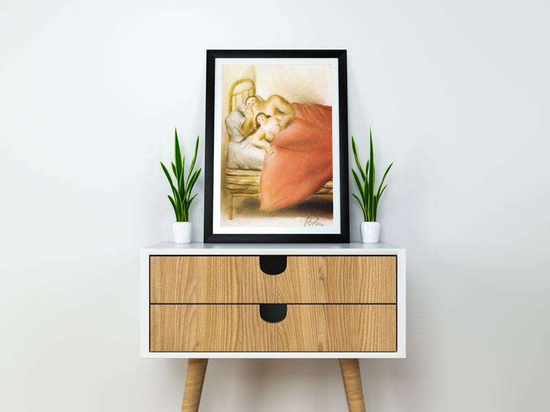 Fernando Botero Lussuria per Bolaffi Arte