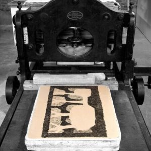 Lavorazione di una litografia